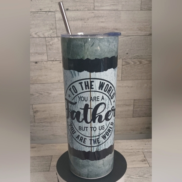 Hand Crafted Other - Worlds best father 20oz. Tumbler